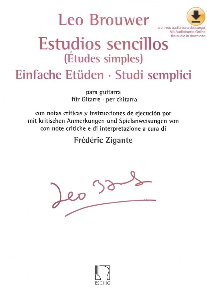 Estudios Sencillos-Einfache Etüden-Études simples